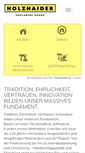 Mobile Screenshot of holzhaider.at